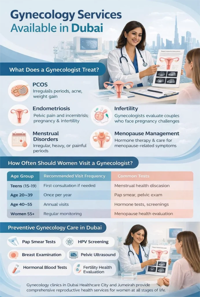 How often should women visit a gynecologist